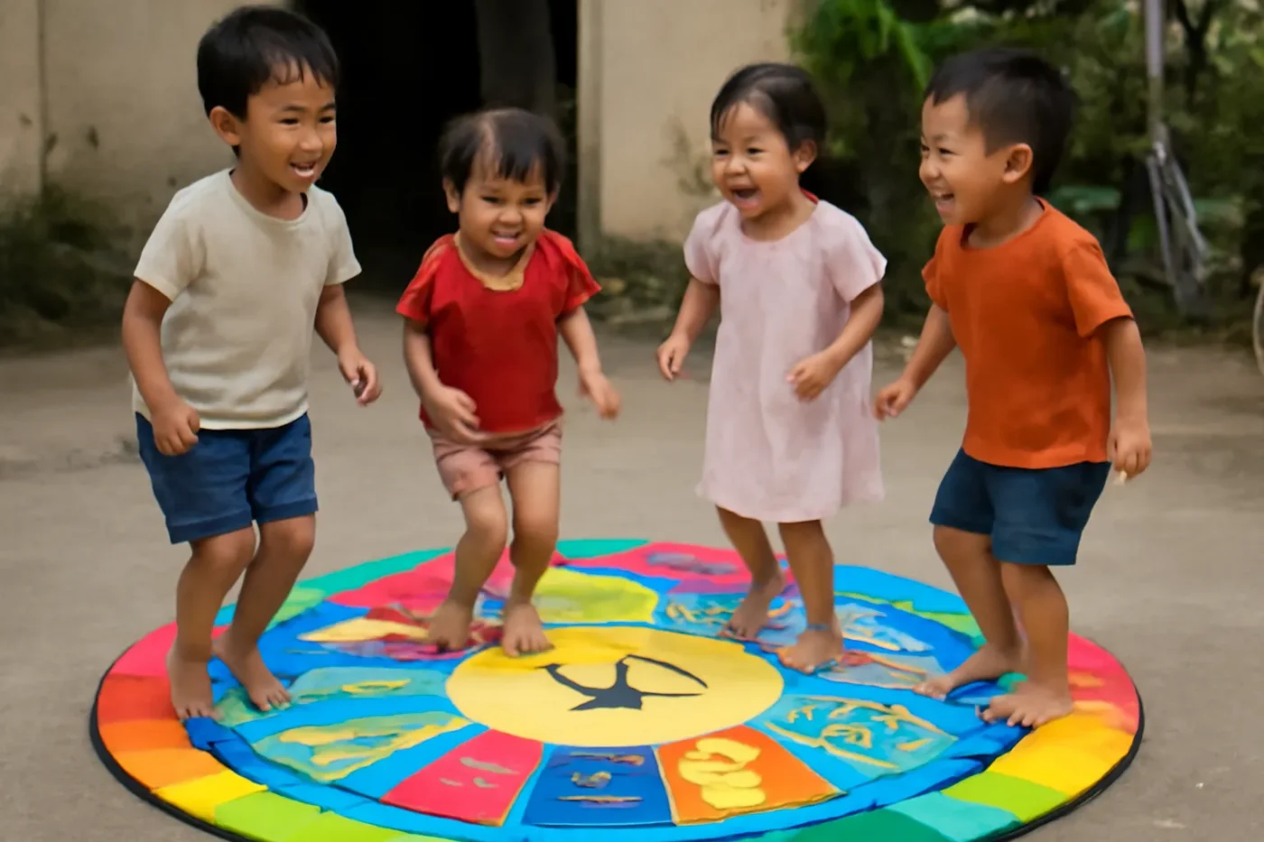 Thảm nhảy phát nhạc cho trẻ mầm non