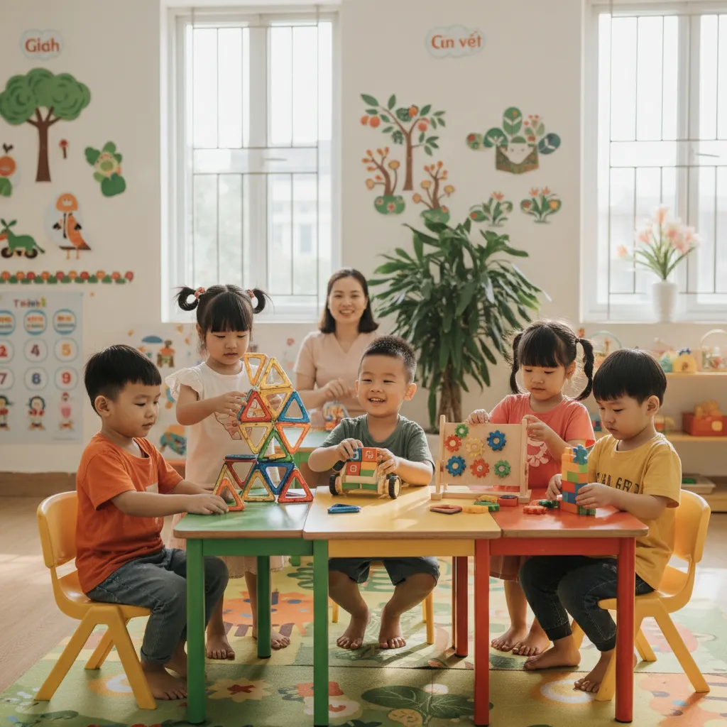 Bộ đồ chơi STEM dành cho trẻ mầm non
